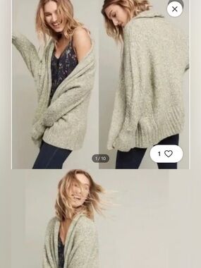 Angel of the North Cardigan- Anthropologie 128$